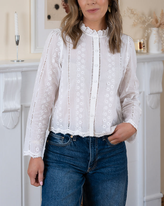 White Nolita Blouse