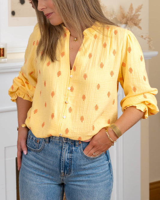 Yellow Clarke Blouse