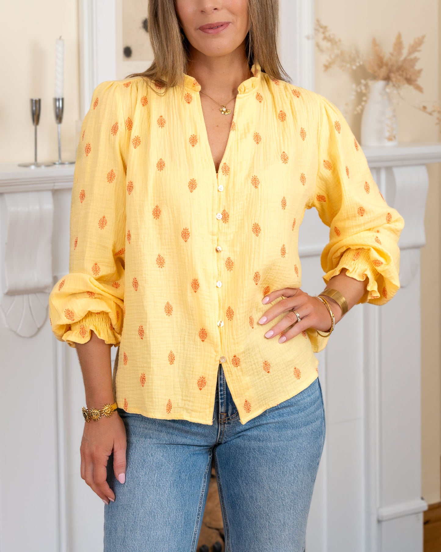 Yellow Clarke Blouse