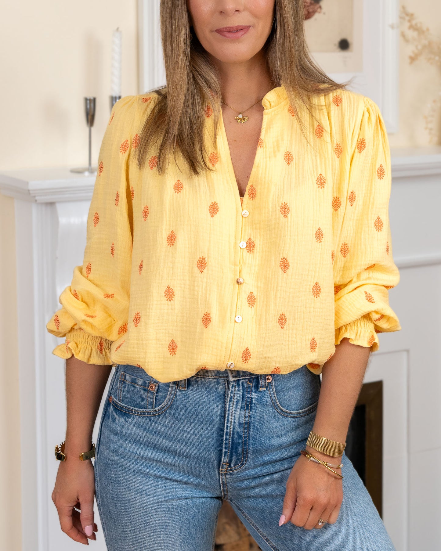 Yellow Clarke Blouse
