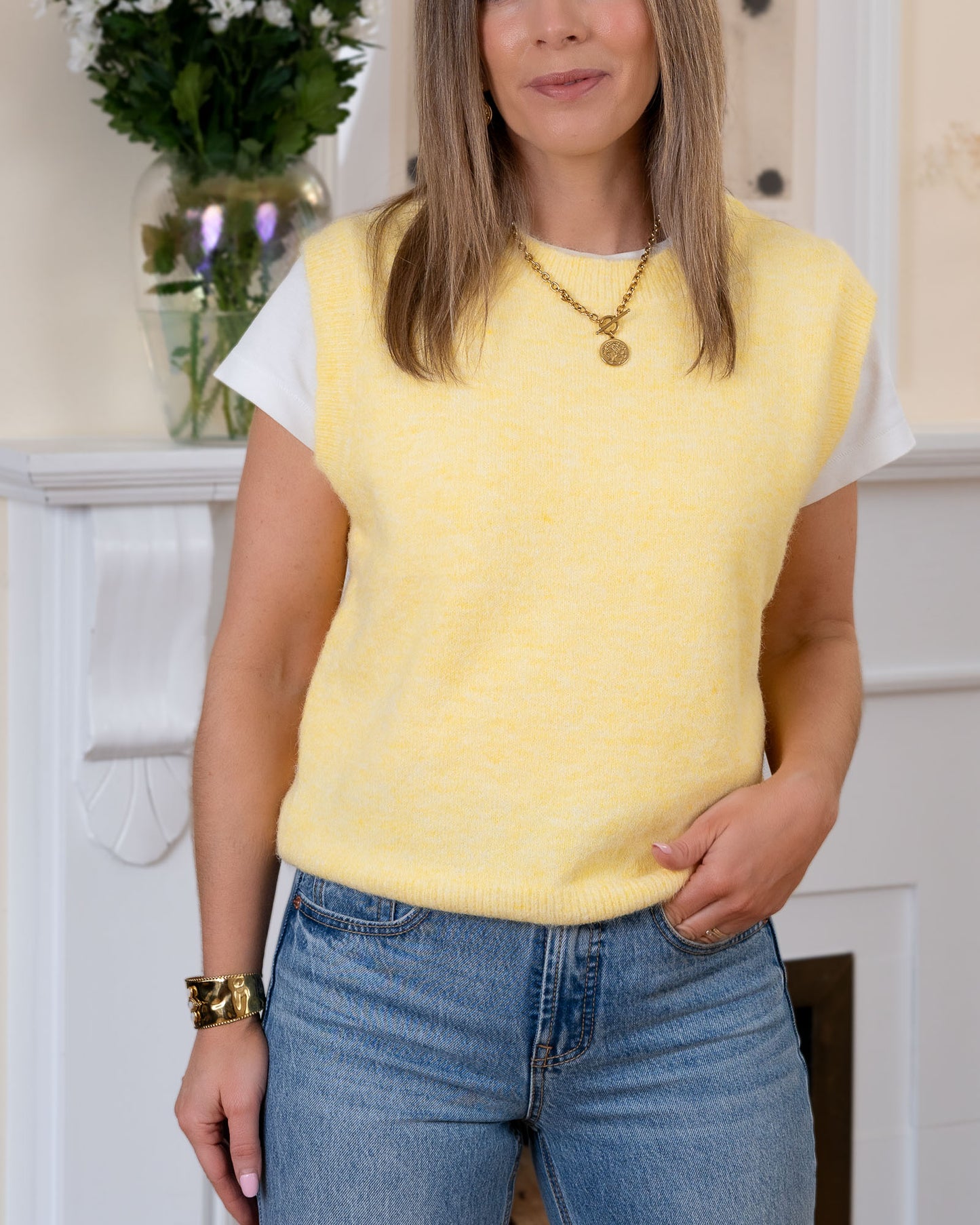 Yellow Frankie vest