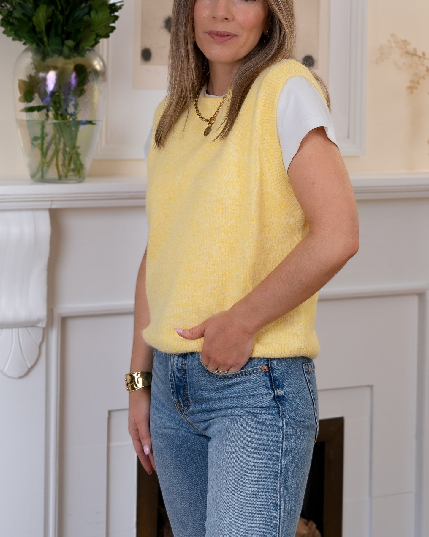 Yellow Frankie vest