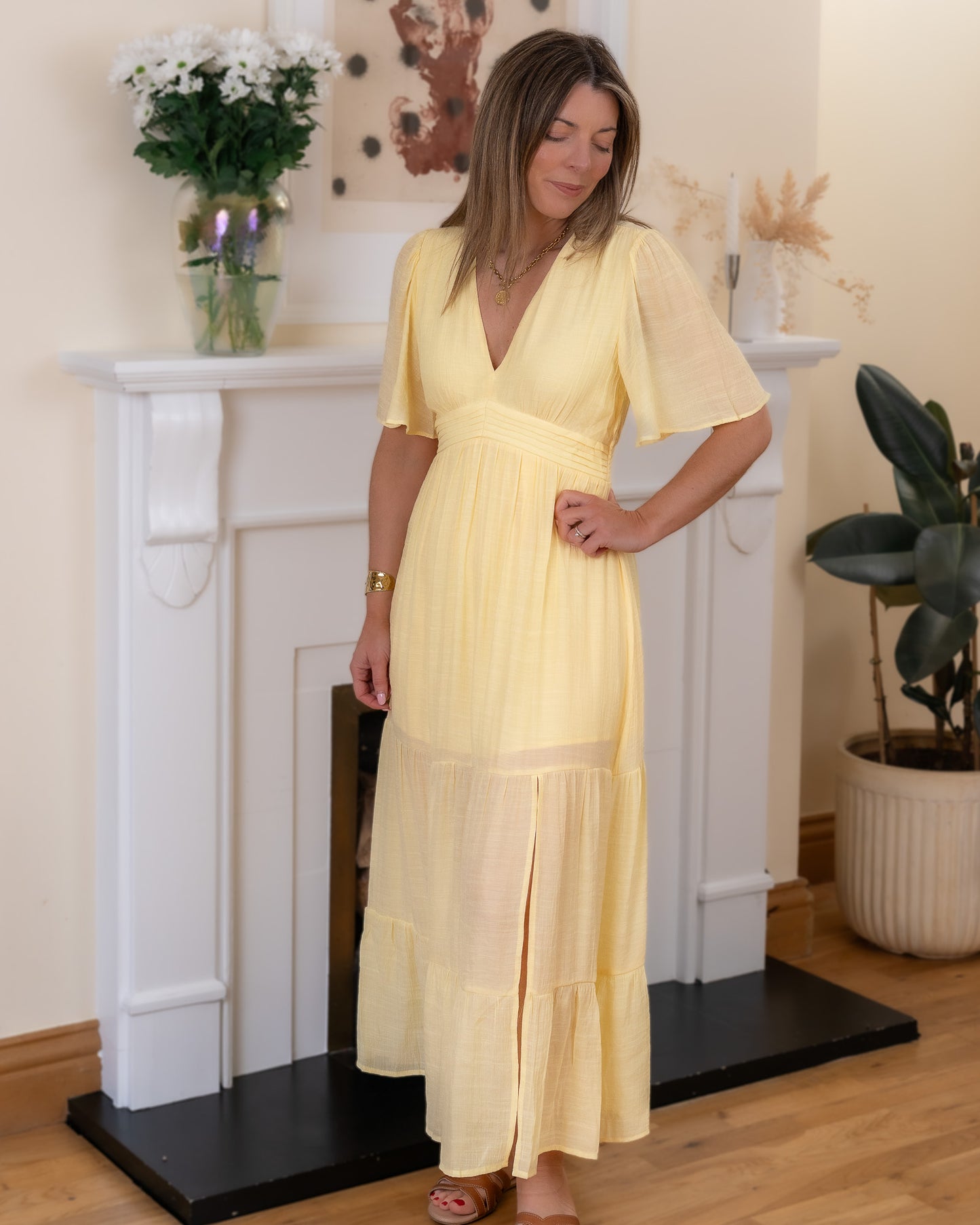Yellow Murcia Maxi Dress