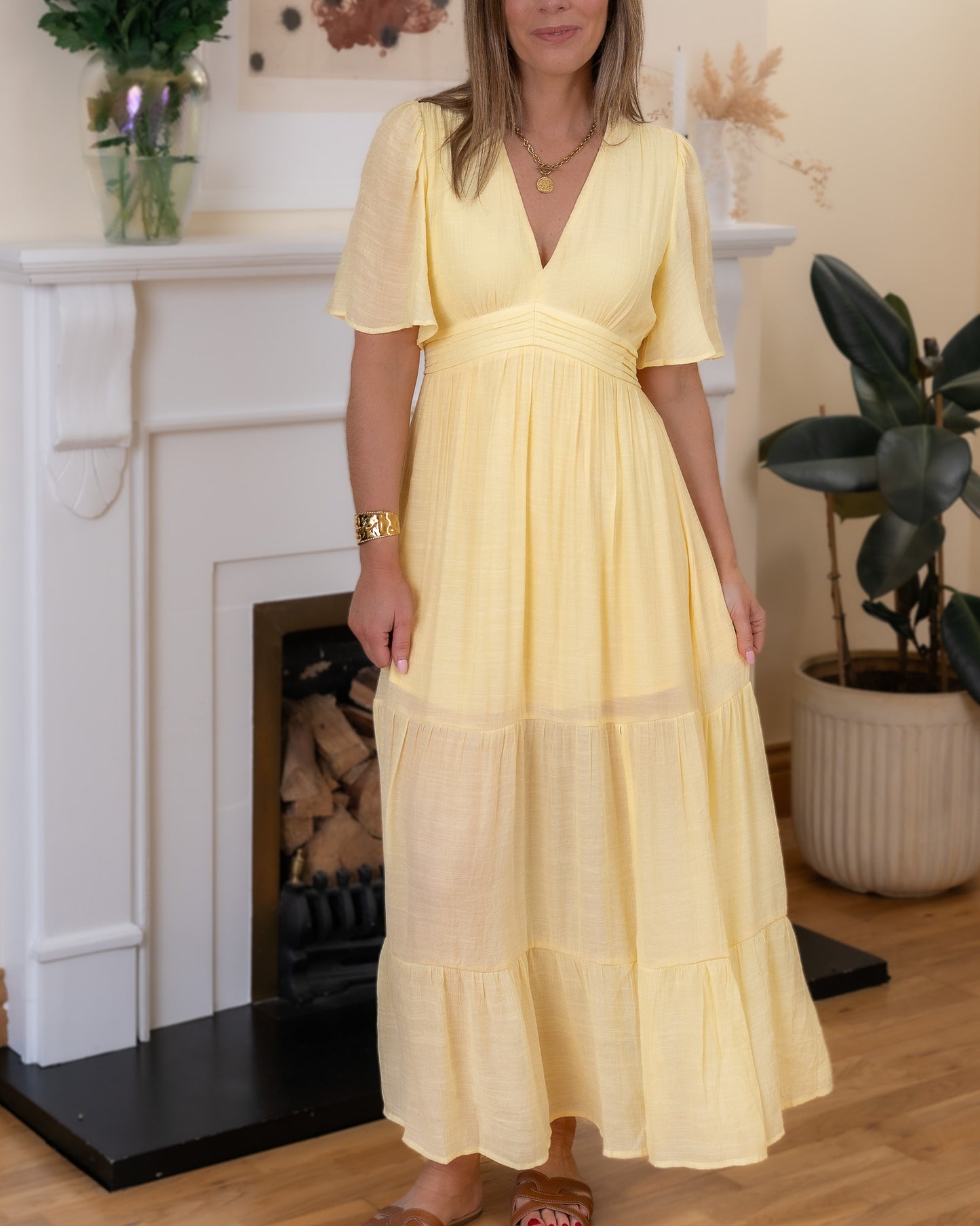 Yellow Murcia Maxi Dress