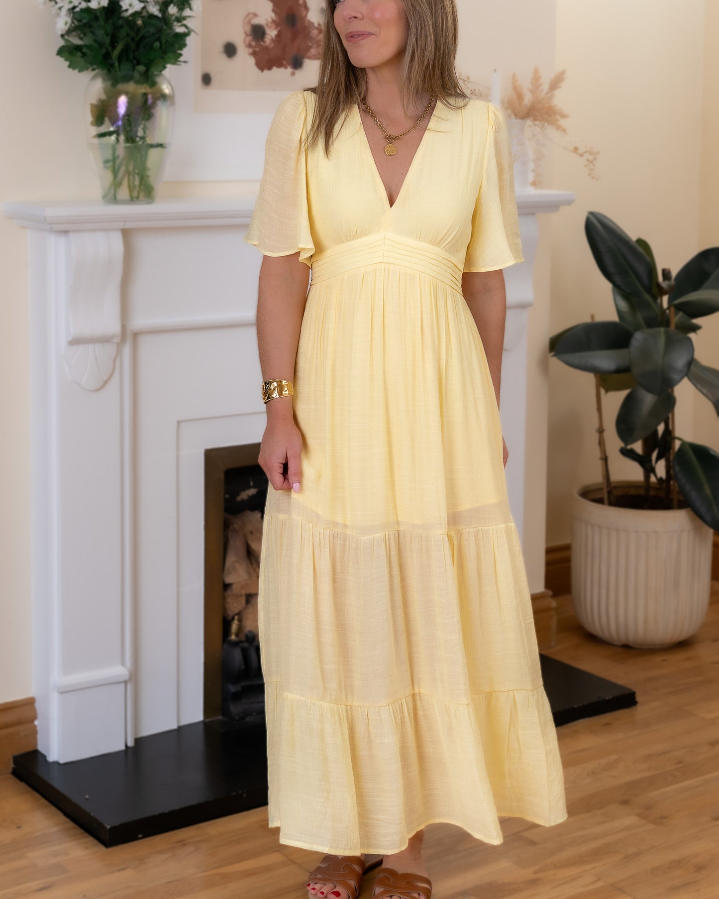Yellow Murcia Maxi Dress
