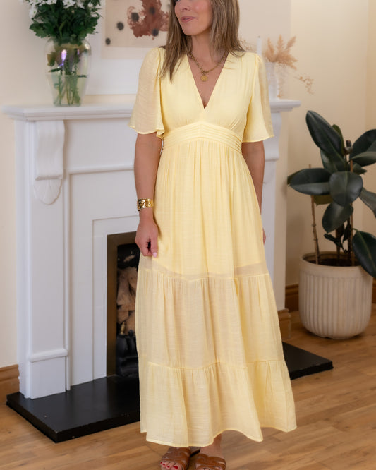 Yellow Murcia Maxi Dress