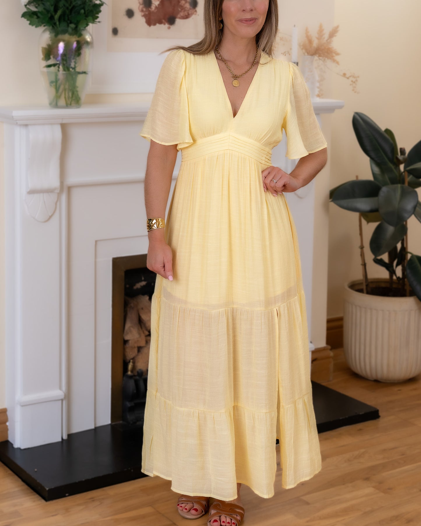 Yellow Murcia Maxi Dress
