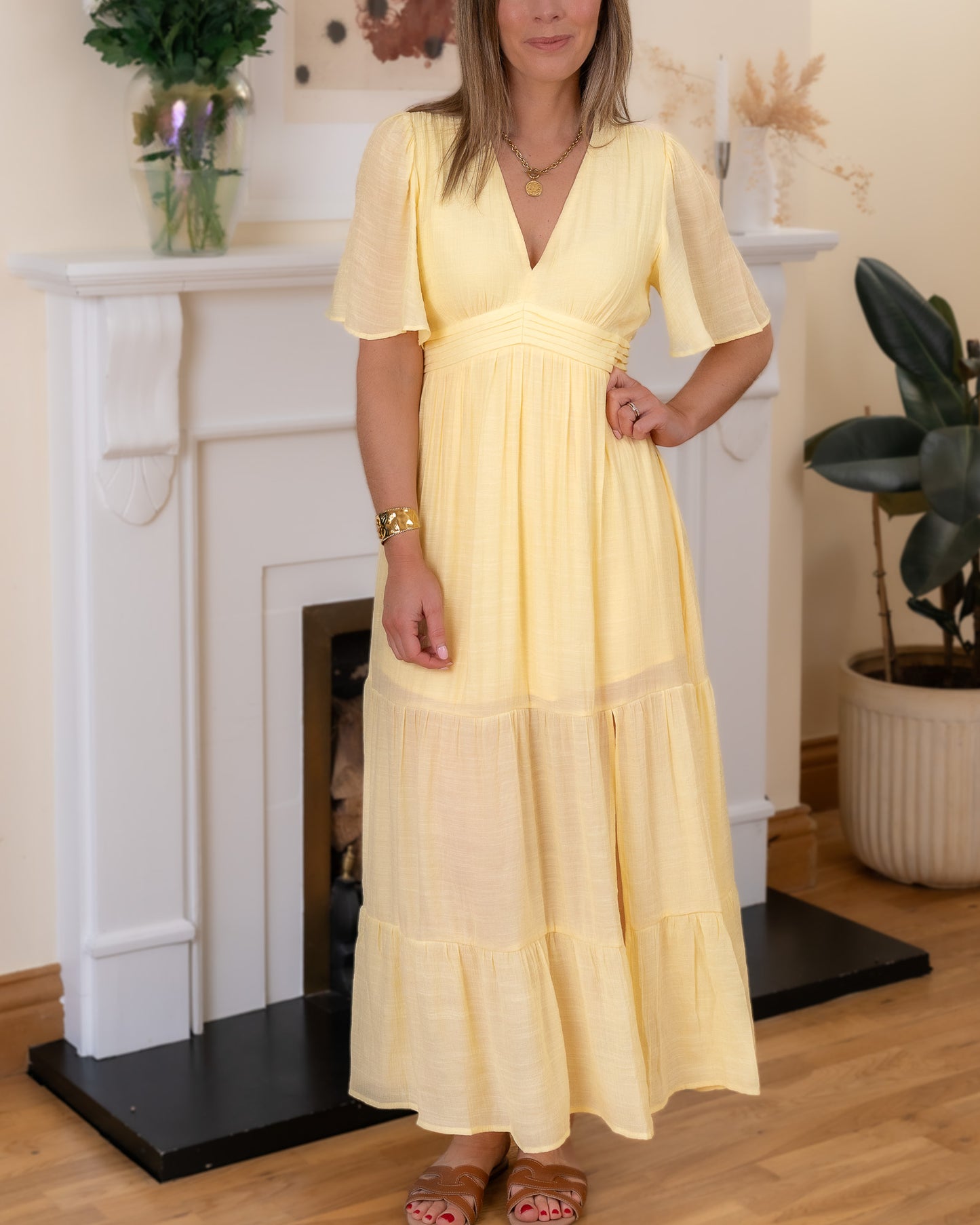Yellow Murcia Maxi Dress