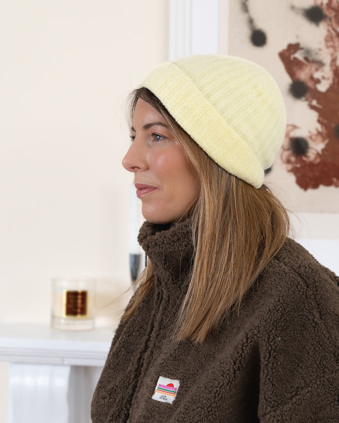 Lemon alpaca Willow hat