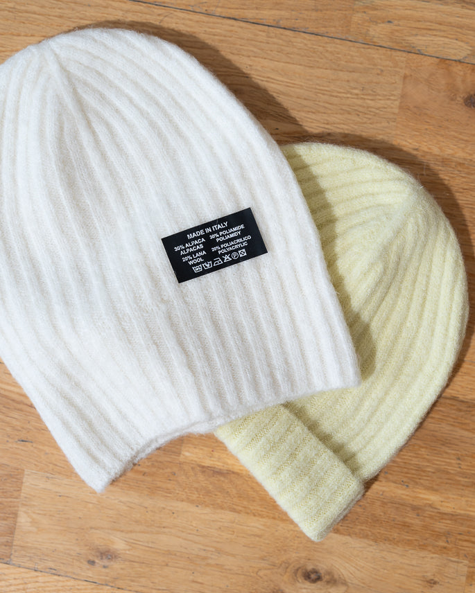 Lemon alpaca Willow hat