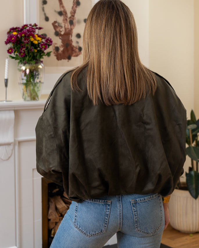 khaki Chelsea bomber