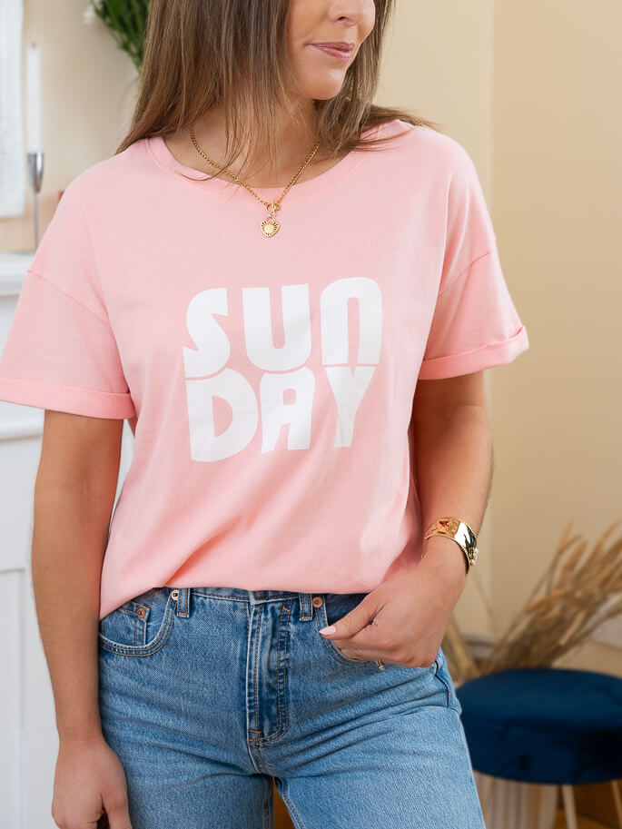 Pink Sunday T-shirt