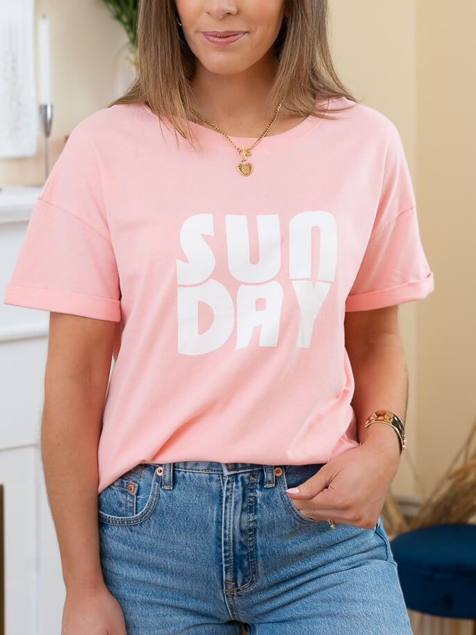 Pink Sunday T-shirt