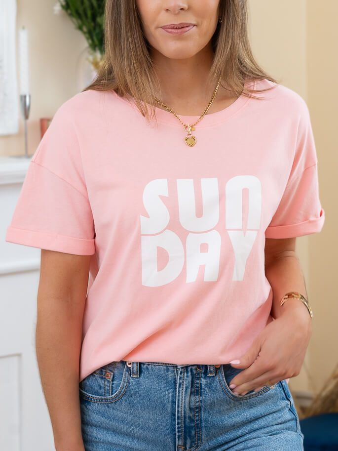 Pink Sunday T-shirt