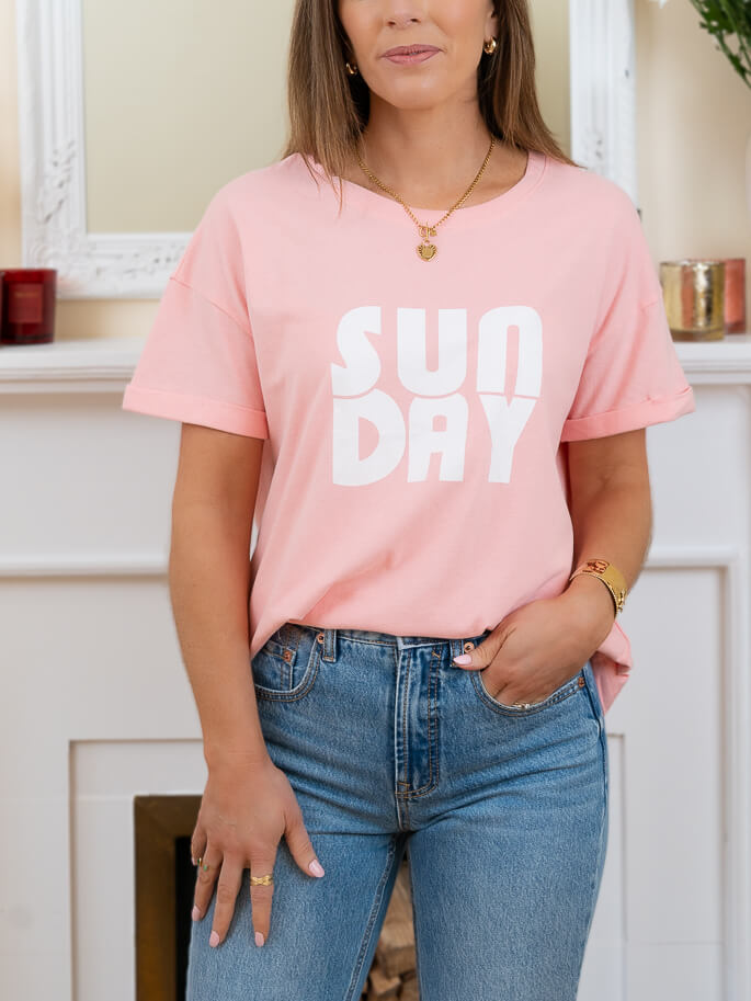 Pink Sunday T-shirt