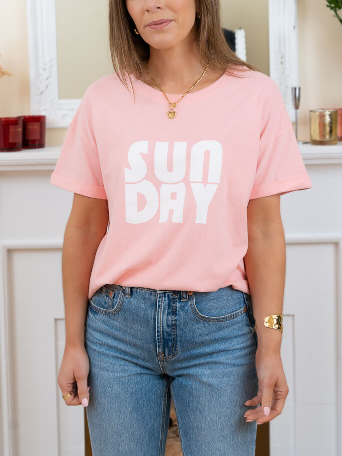 Pink Sunday T-shirt