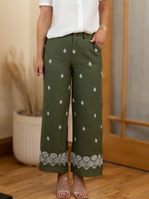 Green Soline Trousers